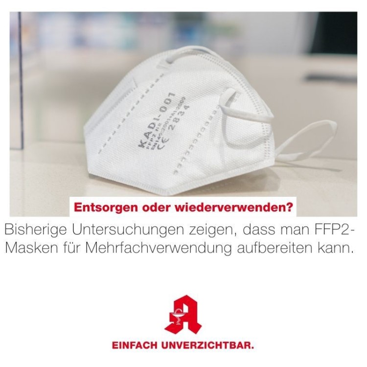 Mehrfachverwendung FFP2 Maske